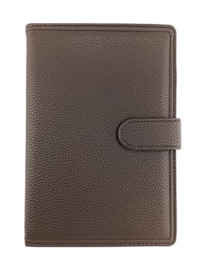 Opakowanie Kalendarz 2023 A5 dzienny z zapięciem ekoskóra brązowy