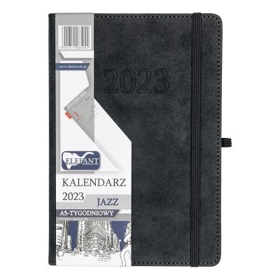 Opakowanie Kalendarz 2023 A5 tyg. Jazz grafitowy