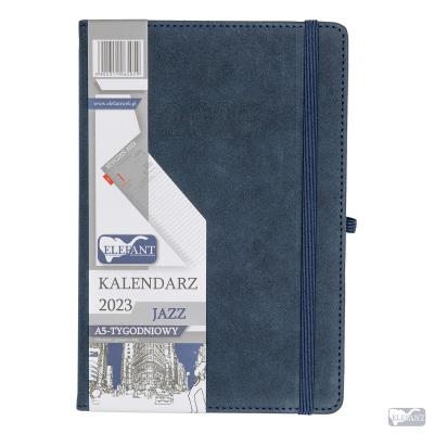 Opakowanie Kalendarz 2023 A5 tyg. Jazz granatowy