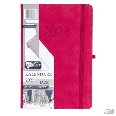 Opakowanie Kalendarz 2023 A5 tyg. Jazz różowy