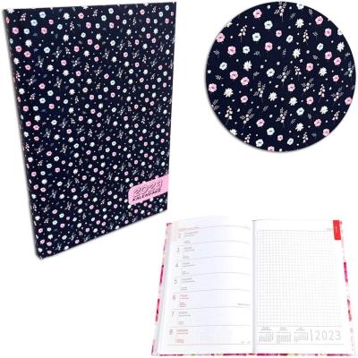 Opakowanie Kalendarz 2023 A5 tygodniowy soft touch stokrotki