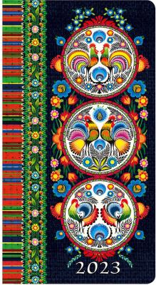 Opakowanie Kalendarz 2023 A6 tygodniowy soft koguty