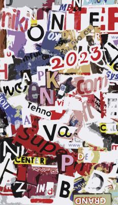 Opakowanie Kalendarz 2023 A6 tygodniowy soft literki