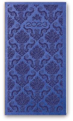 Opakowanie Kalendarz 2023 A6 tygodniowy vivella relief zgaszony niebieski