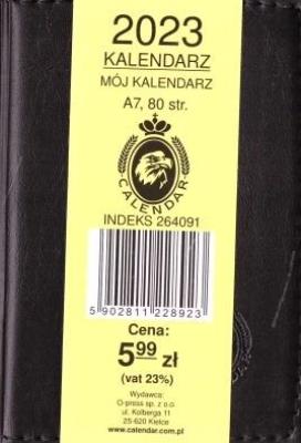Opakowanie Kalendarz 2023 A7 kieszonkowy
