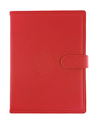 Opakowanie Kalendarz 2023 B5 dzienny z zapięciem ekoskóra czerwony