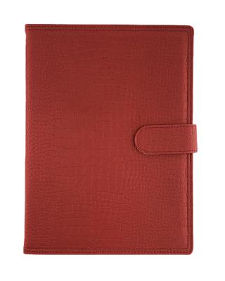 Opakowanie Kalendarz 2023 B5 dzienny z zapięciem krokodyl czerwony