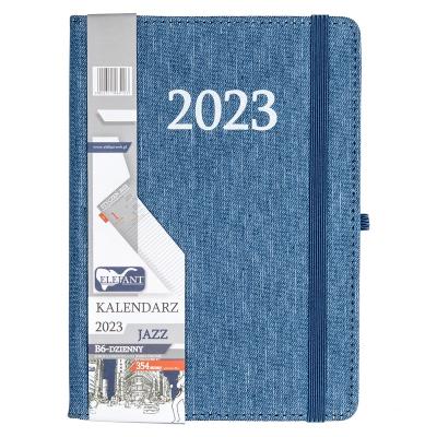 Opakowanie Kalendarz 2023 B6 dzienny Jazz jeans ELEFANT