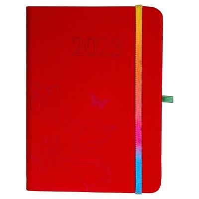 Opakowanie Kalendarz 2023 B6 tyg. Hip hop czerwony ELEFANT