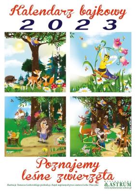Opakowanie Kalendarz 2023 Bajkowy Leśne zwierzęta