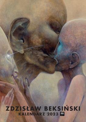 Kalendarz  2023 Beksiński A3 wzór 4. Autor: Niemiec- Szywała Edyta. SmakLiter.pl Okładka książki Kalendarz  2023 Beksiński A3 wzór 4