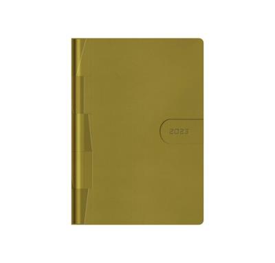Opakowanie Kalendarz 2023 Edica A5D zapinka złoty 5918