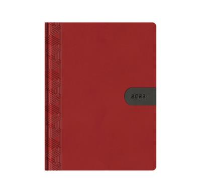 Opakowanie Kalendarz 2023 Edica B5D zapinka wiśnia 2222