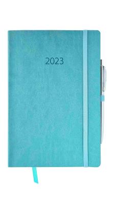 Opakowanie Kalendarz 2023 flex z gumką A5 tygodniowy niebieski V1