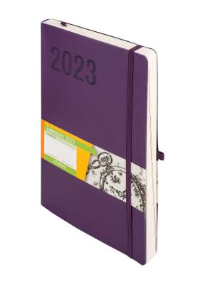 Opakowanie Kalendarz 2023 Impresja B5 DNS  fioletowy