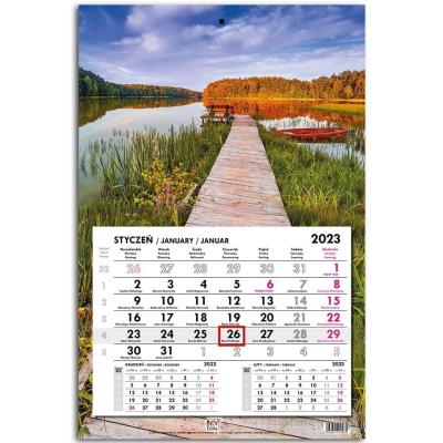 Opakowanie Kalendarz 2023 jednodzielny główka płaska Kaszuby