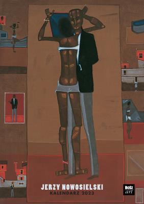 Kalendarz 2023 Jerzy Nowosielski ścienny. Autor: Niemiec- Szywała Edyta. SmakLiter.pl Okładka książki Kalendarz 2023 Jerzy Nowosielski ścienny