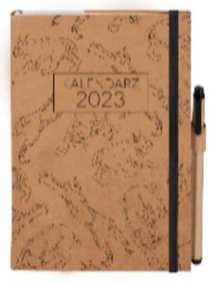 Okładka książki Kalendarz 2023 Karft leśny A5 ryś TNS ANTRA