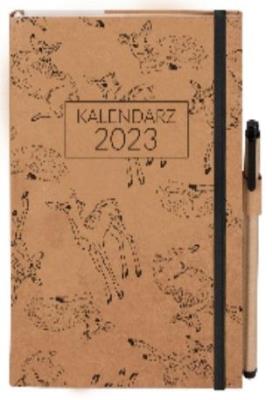 Okładka książki Kalendarz 2023 Karft leśny A5 Sarna TNS ANTRA