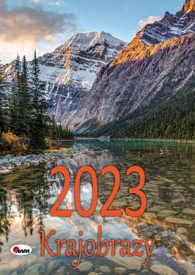 Kalendarz 2023 Krajobrazy SM1. Wydawca: AWM kalendarze. SmakLiter.pl Opakowanie Kalendarz 2023 Krajobrazy SM1