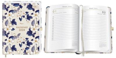 Opakowanie Kalendarz 2023 książkowy A5/384K Mat+UV Bloom