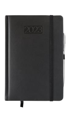Opakowanie Kalendarz 2023 lux z gumką B5 dzienny V3 czarny