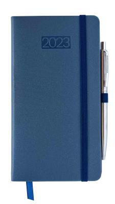 Opakowanie Kalendarz 2023 lux z gumką DL tygodniowy blue V5