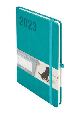 Okładka książki Kalendarz 2023 Minimalizm A5 turkusowy TNS ANTRA