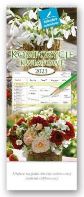 Opakowanie Kalendarz 2023 notatnikowy Kompozycje kwiatowe