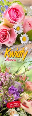 Opakowanie Kalendarz 2023 Paskowy Kwiaty AVANTI