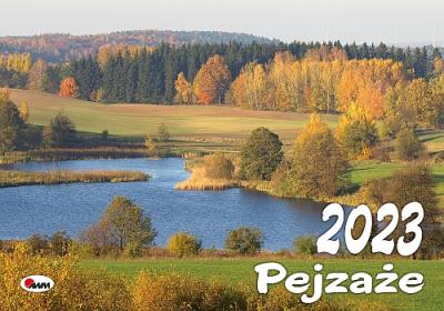 Kalendarz 2023 Pejzaże KA3. Wydawca: AWM kalendarze. SmakLiter.pl Opakowanie Kalendarz 2023 Pejzaże KA3