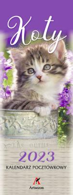 Opakowanie Kalendarz 2023 pocztówkowy Koty
