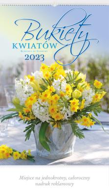 Opakowanie Kalendarz 2023 Ścienny Bukiety kwiatów