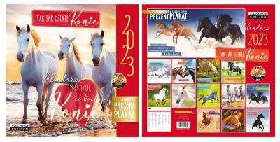 Opakowanie Kalendarz 2023 ścienny Classic Konie