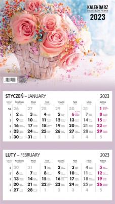 Opakowanie Kalendarz 2023 ścienny dwudzielny premium MIX