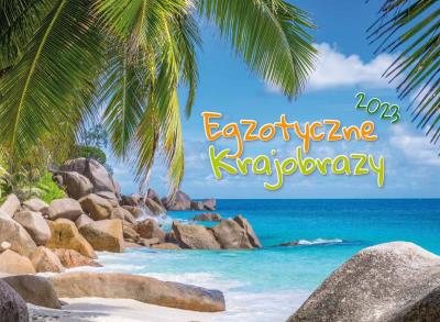 Opakowanie Kalendarz 2023 Ścienny Egzotyczne Krajobrazy