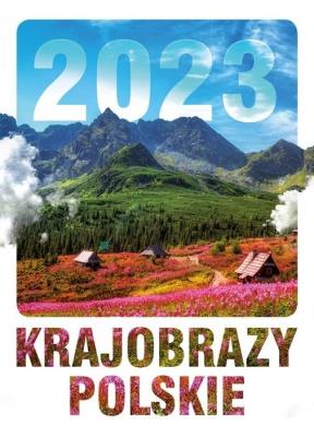 Okładka książki Kalendarz 2023 ścienny Krajobrazy polskie