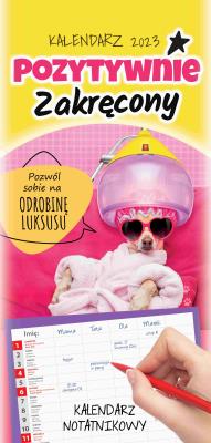 Opakowanie Kalendarz 2023 ścienny notatnikowy Pozytywnie zakręcony