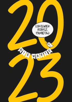 Okładka książki Kalendarz 2023 ścienny Ptaszka Staszka