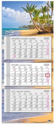 Opakowanie Kalendarz 2023 trojdz głowka płaska Dominikana