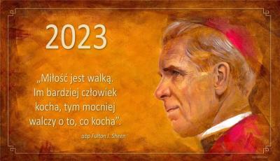 Opakowanie Kalendarz 2023 trójdzielny - Abp Fulton J. Sheen