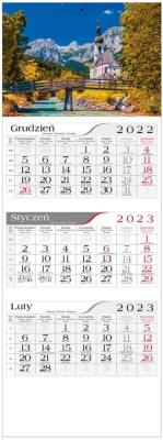Opakowanie Kalendarz 2023 Trójdzielny Alpejski kościółek
