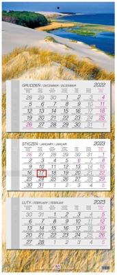 Opakowanie Kalendarz 2023 trójdzielny Bałtyk