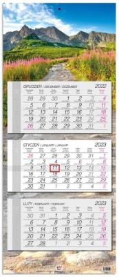 Opakowanie Kalendarz 2023 trojdzielny głowka płaska Tatry
