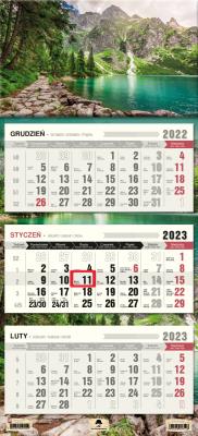 Opakowanie Kalendarz 2023 trójdzielny Morskie oko KT-1 V31