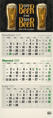 Opakowanie Kalendarz 2023 trójdzielny Piwo EKO KTT2