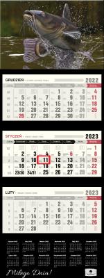 Opakowanie Kalendarz 2023 trójdzielny ryba KT-2 V25