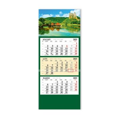 Opakowanie Kalendarz 2023 Trójdzielny SB6-4 Jezioro