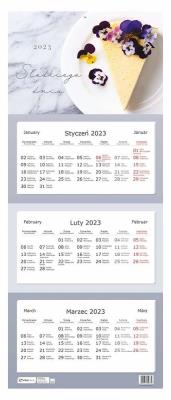 Opakowanie Kalendarz 2023 trójdzielny Smacznego