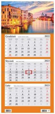Opakowanie Kalendarz 2023 Trójdzielny Wenecja